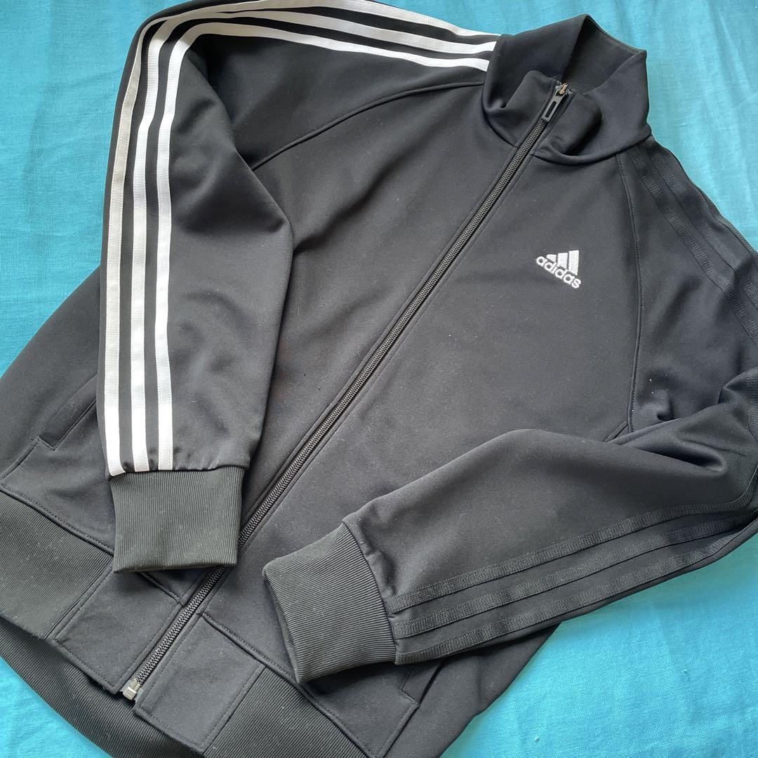 beams × adidas 別注ジャケット　スリーストライプ　アシンメトリー