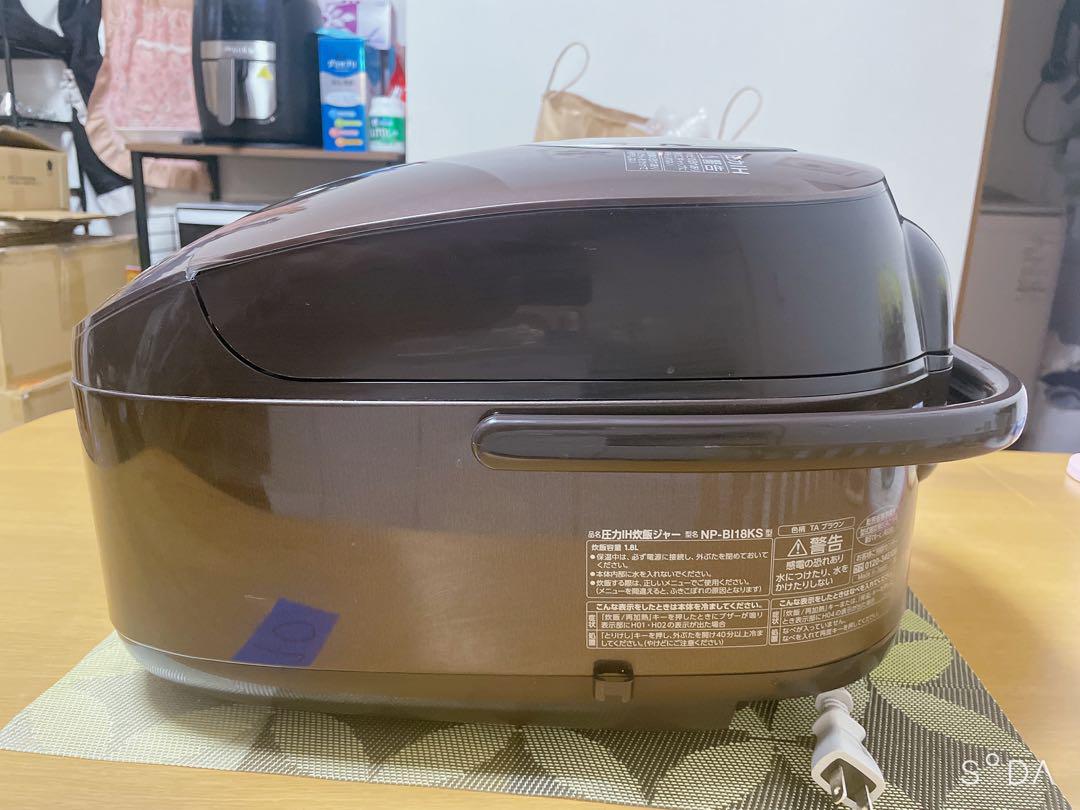 ◾️ZOJIRUSHI 象印1升◾️圧力IH炊飯器 極め炊きNP-BI18 21年製 ◾️ZOJIRUSHI 象印1升◾️圧力IH炊飯器 極め炊きNP-BI18 21年製