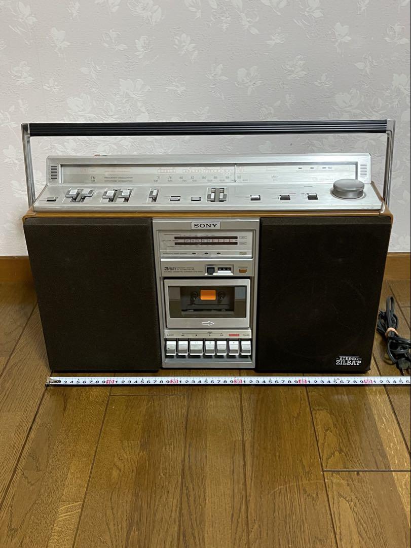 レトロ‼️SONY ラジカセ　CFS-V980 (ジャンク)