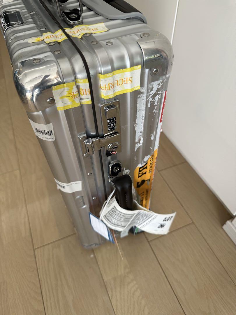 RIMOWA クラシックフライト35L機内持ち込み　２輪　廃盤 廃盤【美品】青ロゴ RIMOWA リモワ CLASSIC FLIGHT クラシック