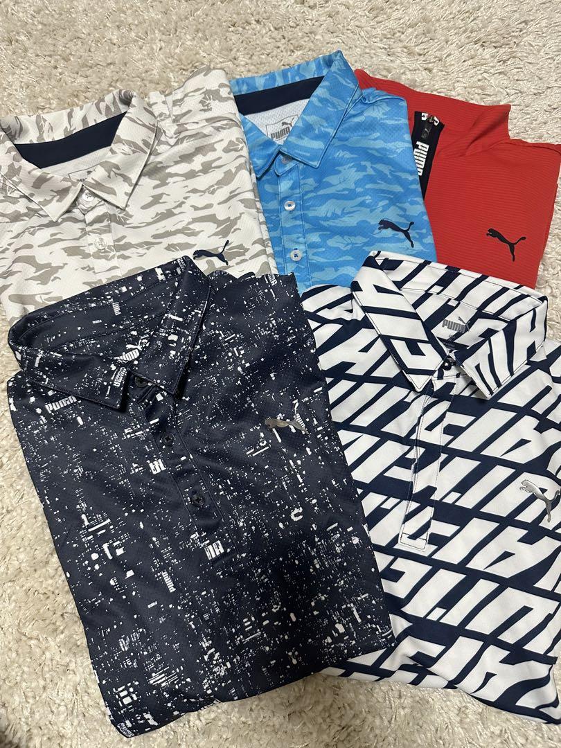 PUMA ポロシャツ 4枚セットとPUMA長袖シャツ1枚