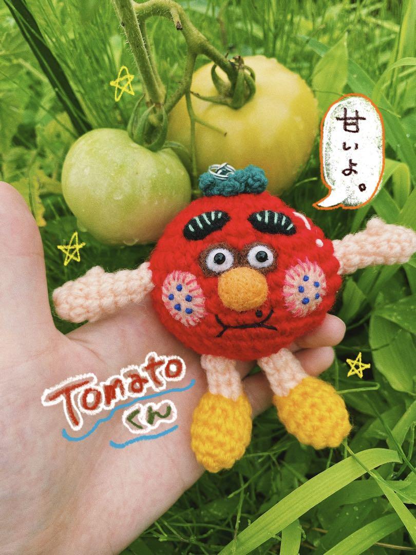 E*i様 トマトくんの編みぐるみキーホルダー◎