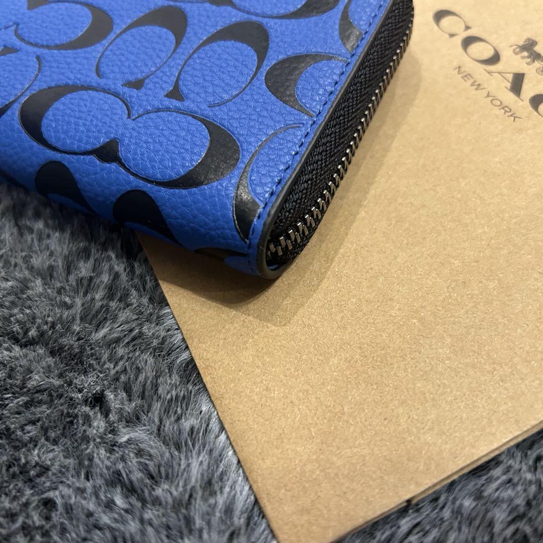 COACHコーチシグネチャー人気アコーディオン長財布【新品未使用】