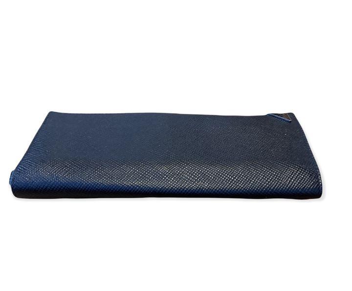 低価 限定値下げ PRADA プラダ 二つ折り財布 サフィアーノレザー 三角ロゴ 黒 7CAxu-m43734154777 大得価SALE