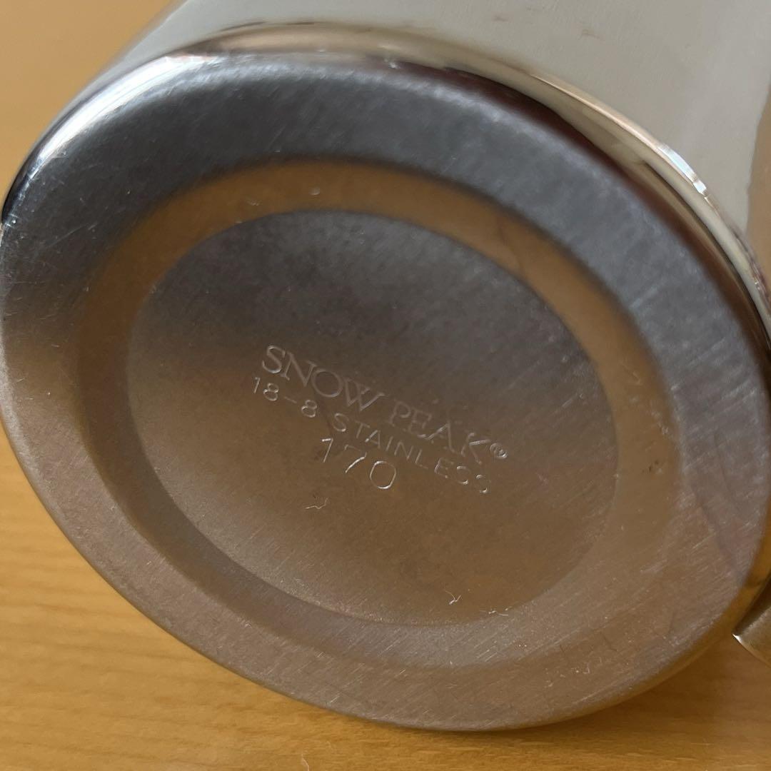 廃盤品 貴重‼︎】スノーピーク マグカップ 170ml ステンレス二重
