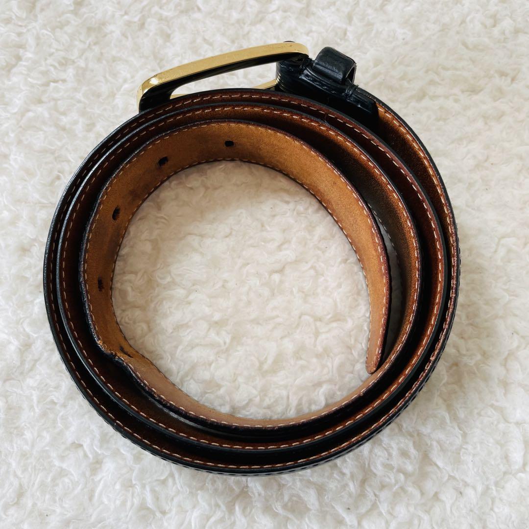 LOUIS VUITTON ベルト エピ 黒 メンズ レザーベルト