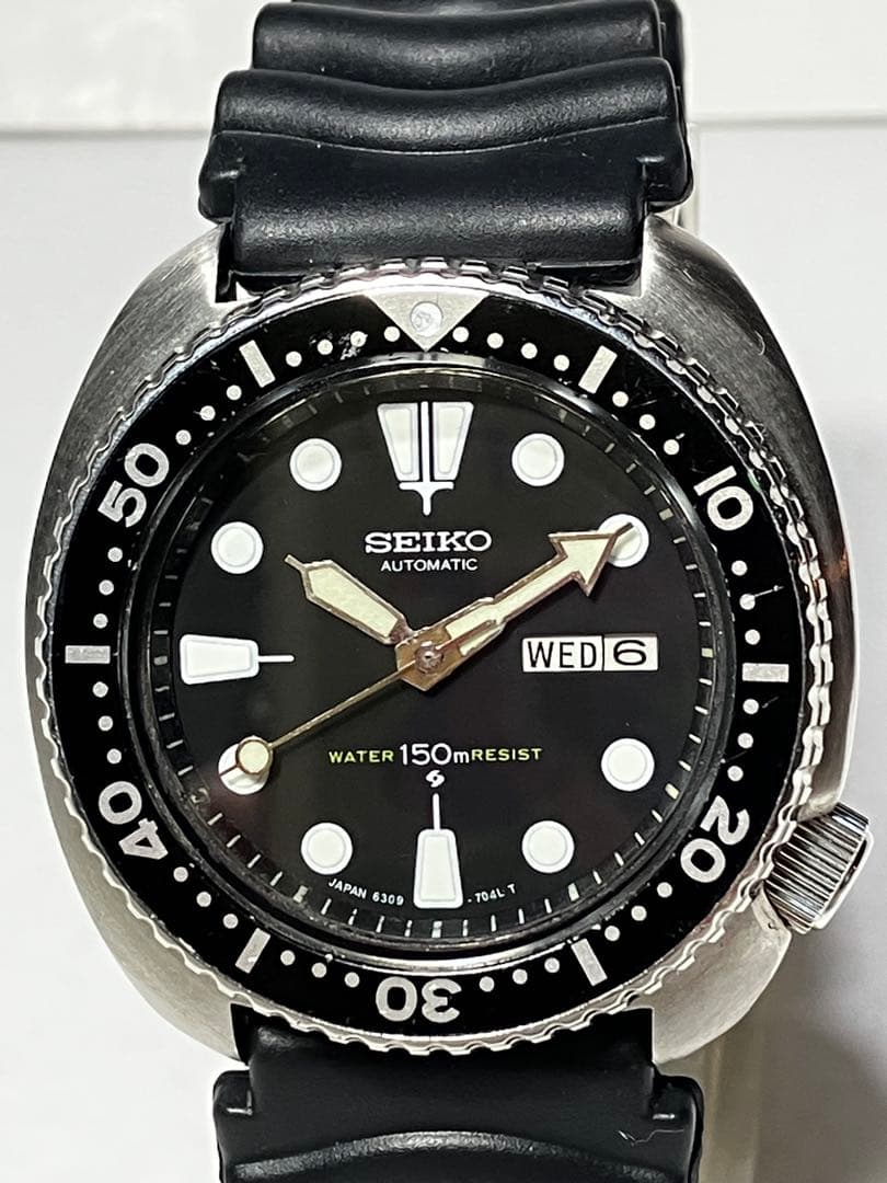 セイコー 3rd ダイバー 6309 7040 84年製 タートルSEIKO