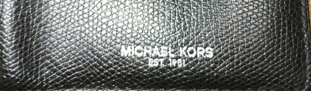 MICHAEL KORS ブラック 二つ折り財布