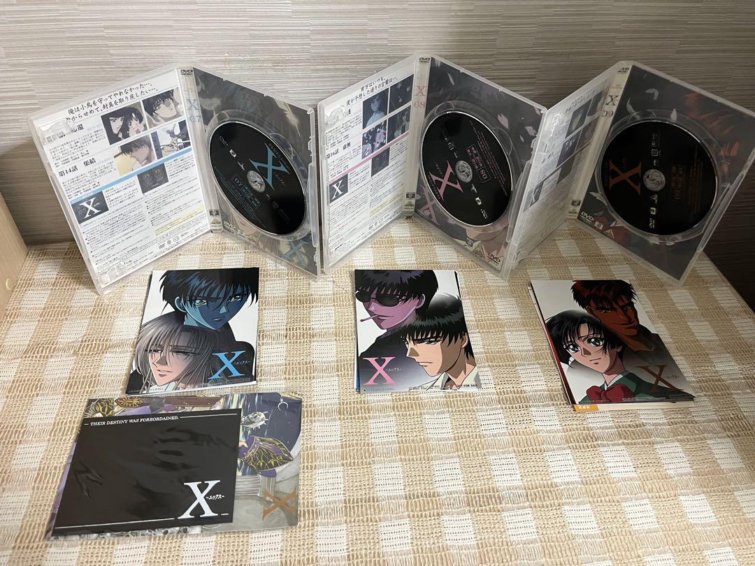 X DVD収納BOX 全12巻(全24話収録) セット CLAMP 川尻善昭 X −エックス− 初回全12巻セット DVD CLAMP 川尻善昭 - メルカリ