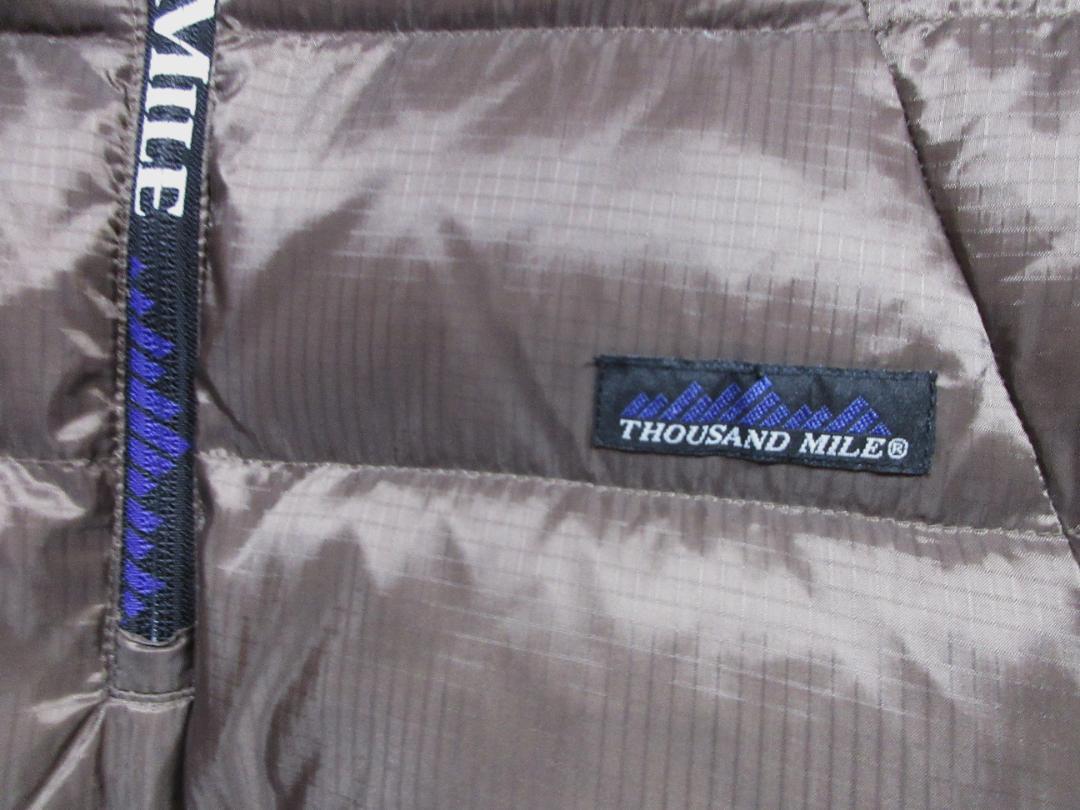 THOUSAND MILE サウザンドマイル ダウン ポンチョ コート 美品