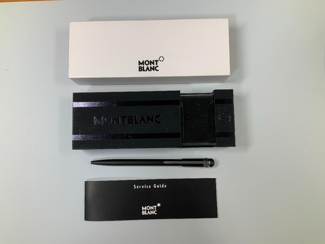 MONT B SCENIUM PLATINUM BALLPOINT PEN