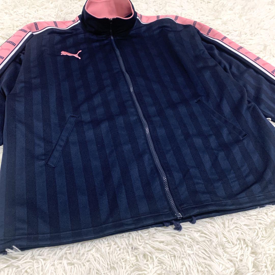 ✨廃盤商品PUMA プーマ ジャージ上 ピンク Lサイズ y2k 平成