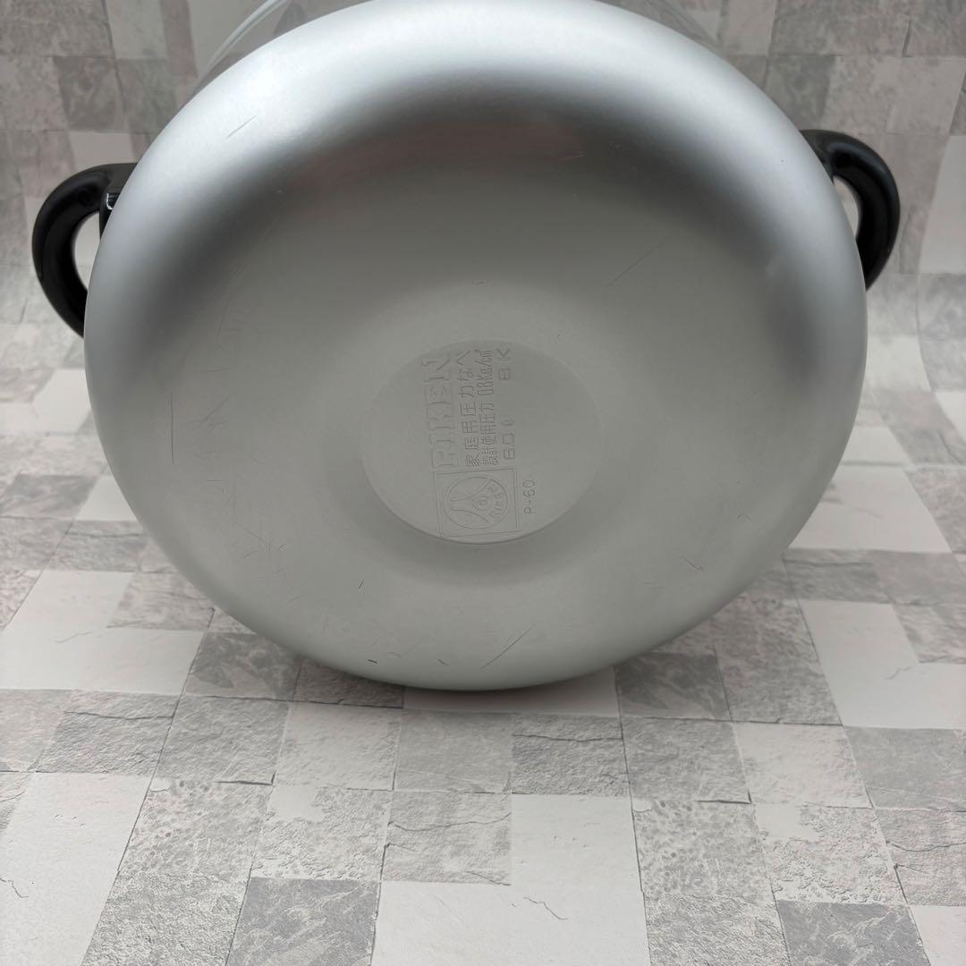 未使用　理研RIKEN 圧力鍋 6L 一升炊き アルミ