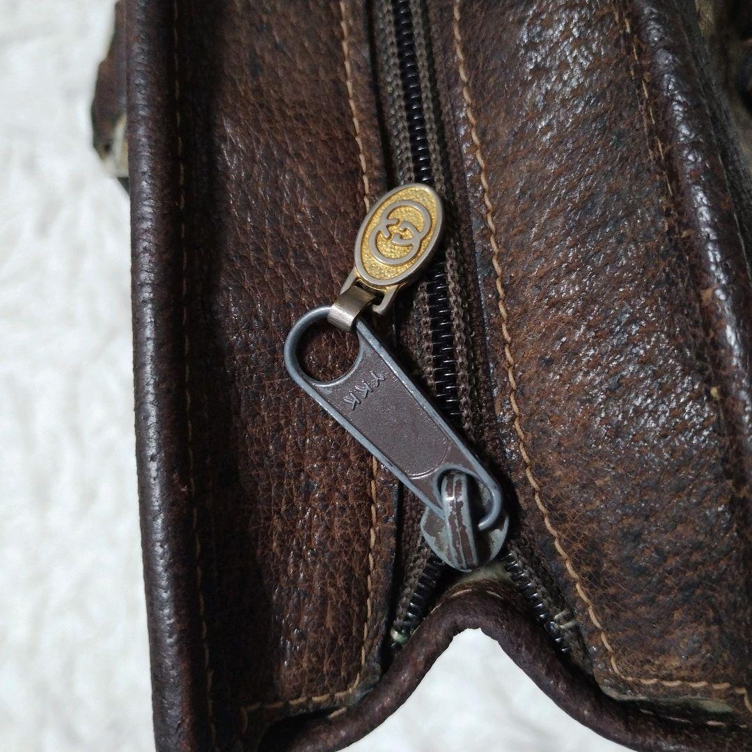 OLD GUCCI ビジネスバッグ シェリーライン インターロッキング A4可