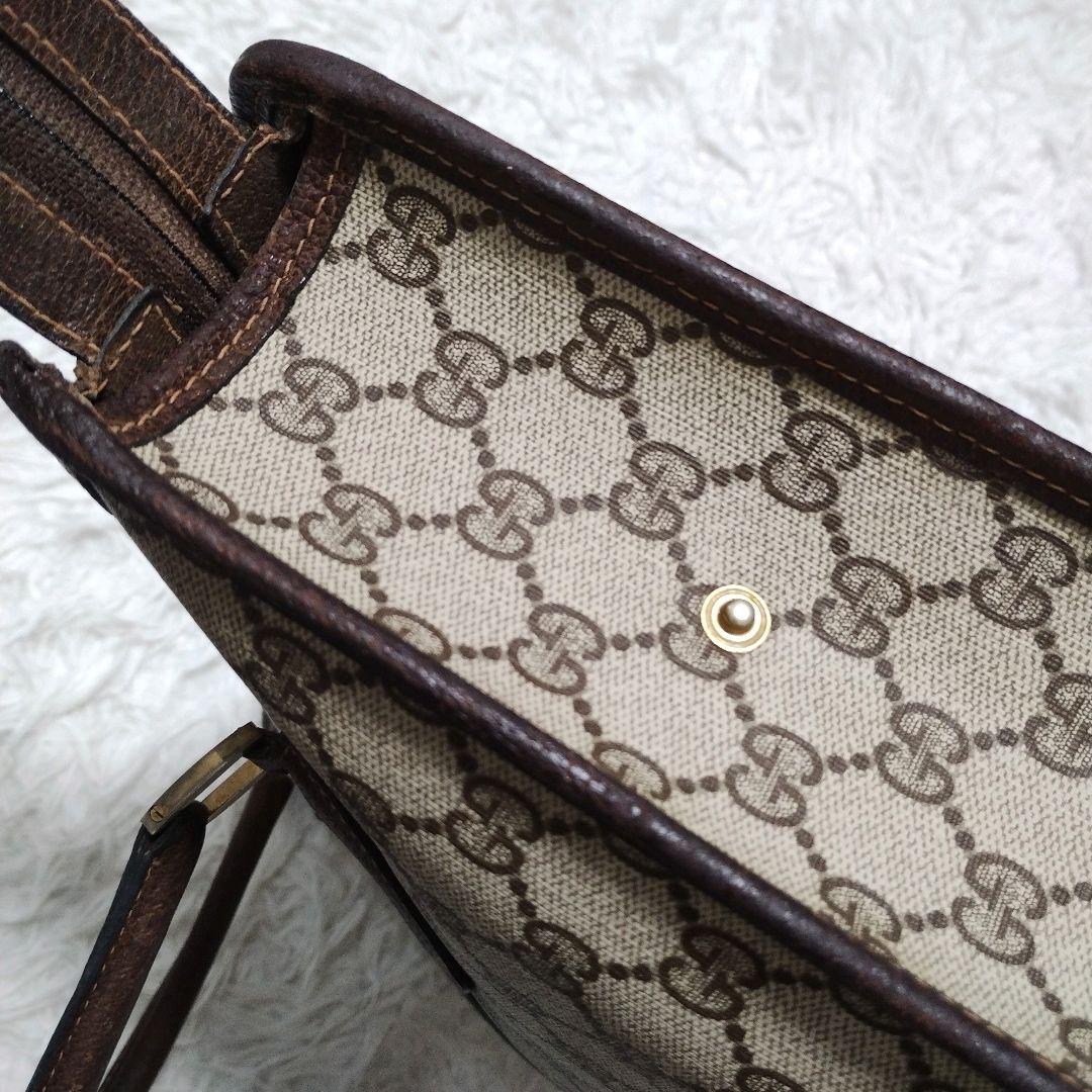 OLD GUCCI ビジネスバッグ シェリーライン インターロッキング A4可