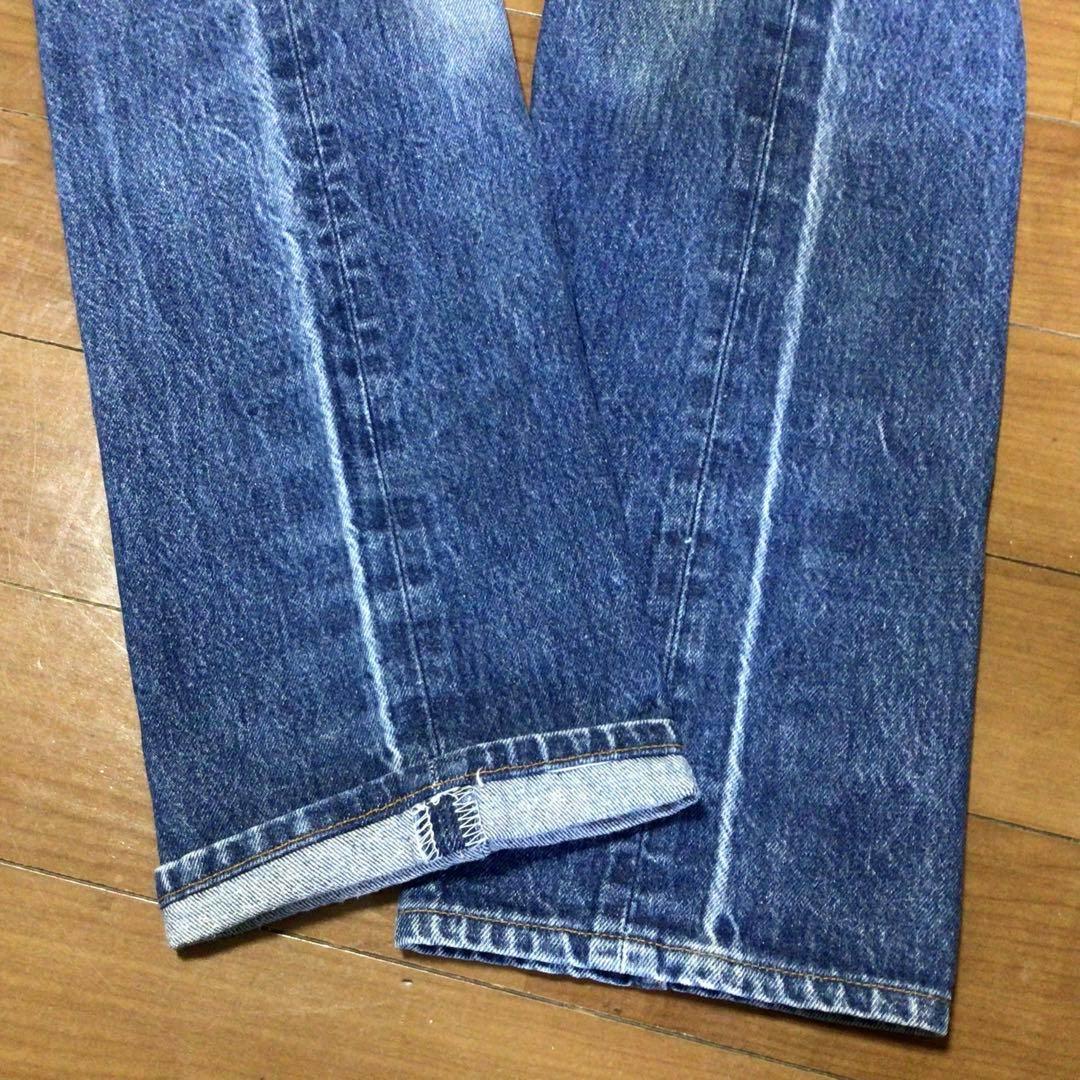 ★88年USA製リーバイス501xx 赤文字 W34股下82cmナイロンフット釦