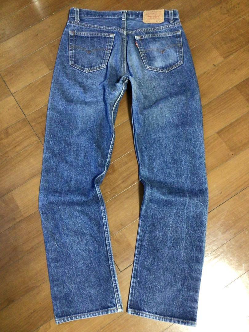 ★88年USA製リーバイス501xx 赤文字 W34股下82cmナイロンフット釦
