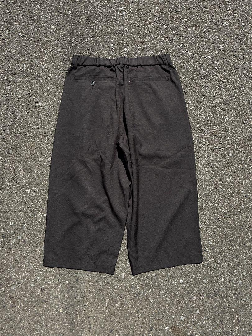 パンツ wide tuck short pants