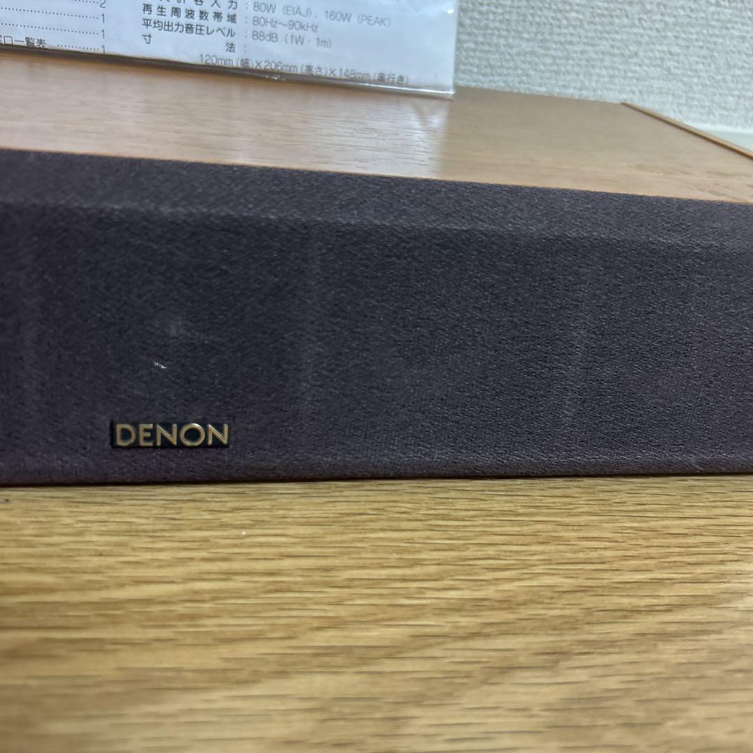 美品】DENON SC-C33 センタースピーカー - メルカリ