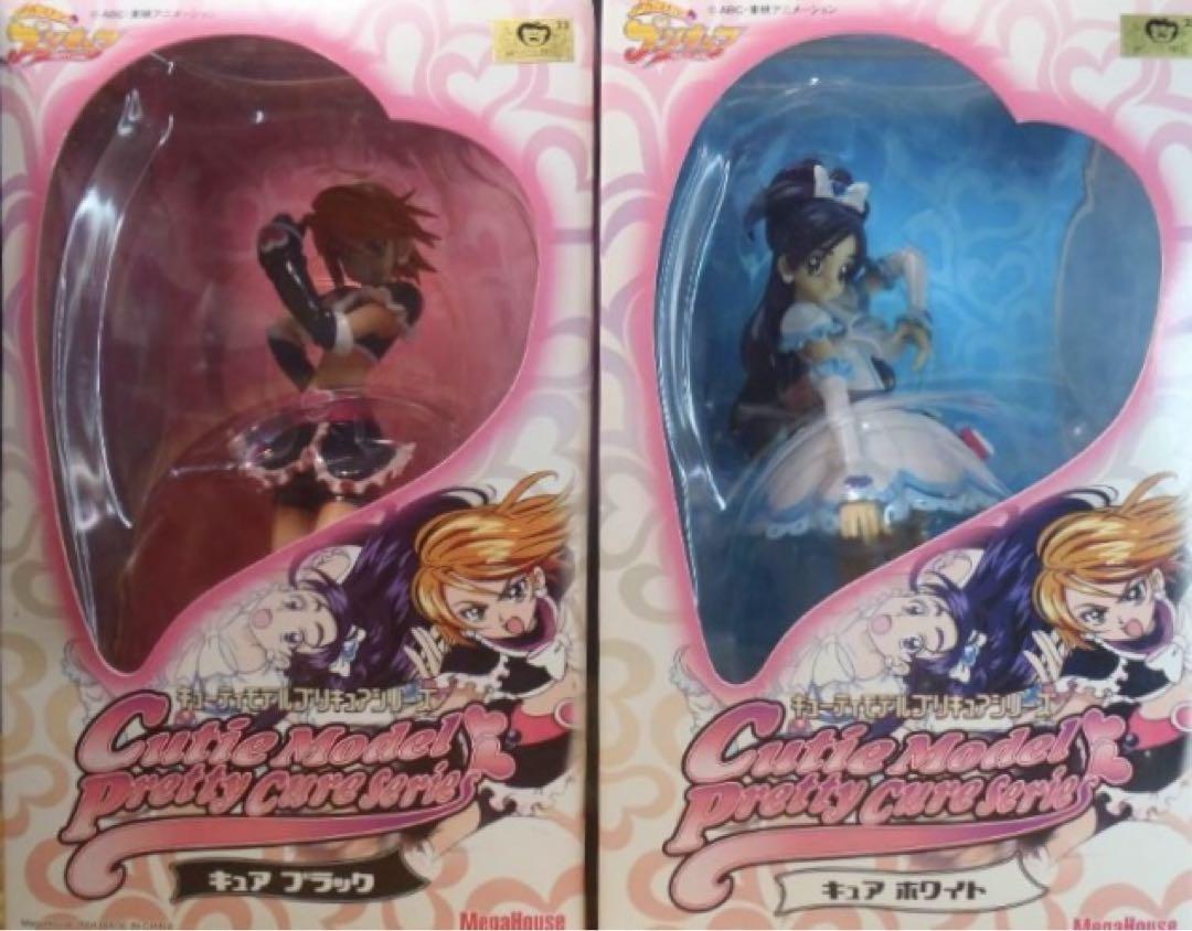 《未開封》ふたりはプリキュア キューティーモデル フィギュア ブラック ホワイト