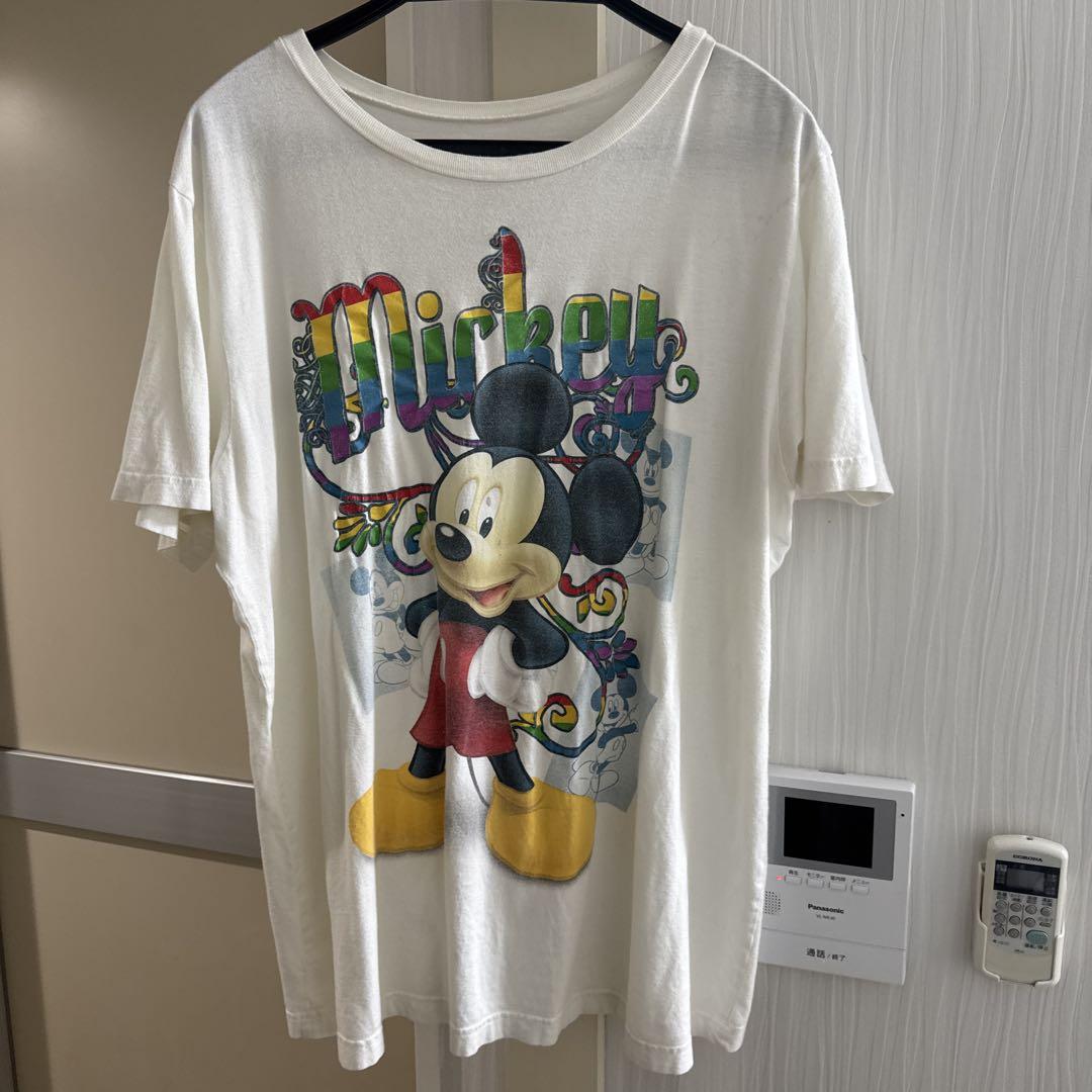 ミッキーマウス　ディズニー　ヴィンテージTシャツ　XL〜相当