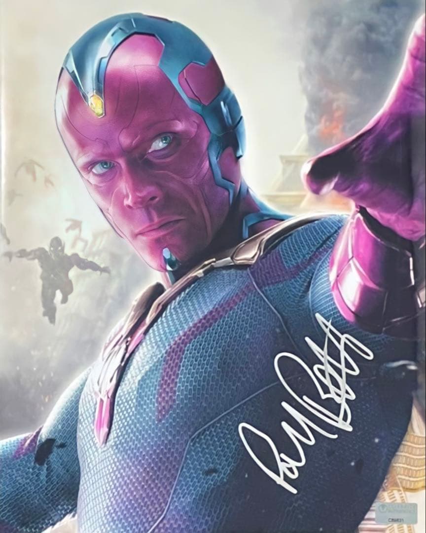 MARVEL MCU ポール・ベタニー 直筆サイン入り 写真