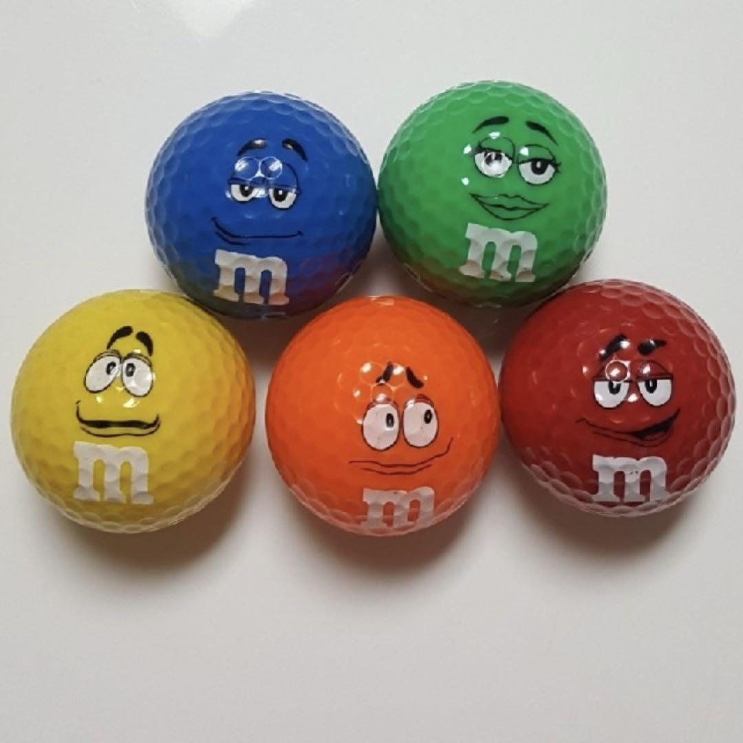 【新品未使用】Ｍ＆Ｍs ゴルフボール　5個