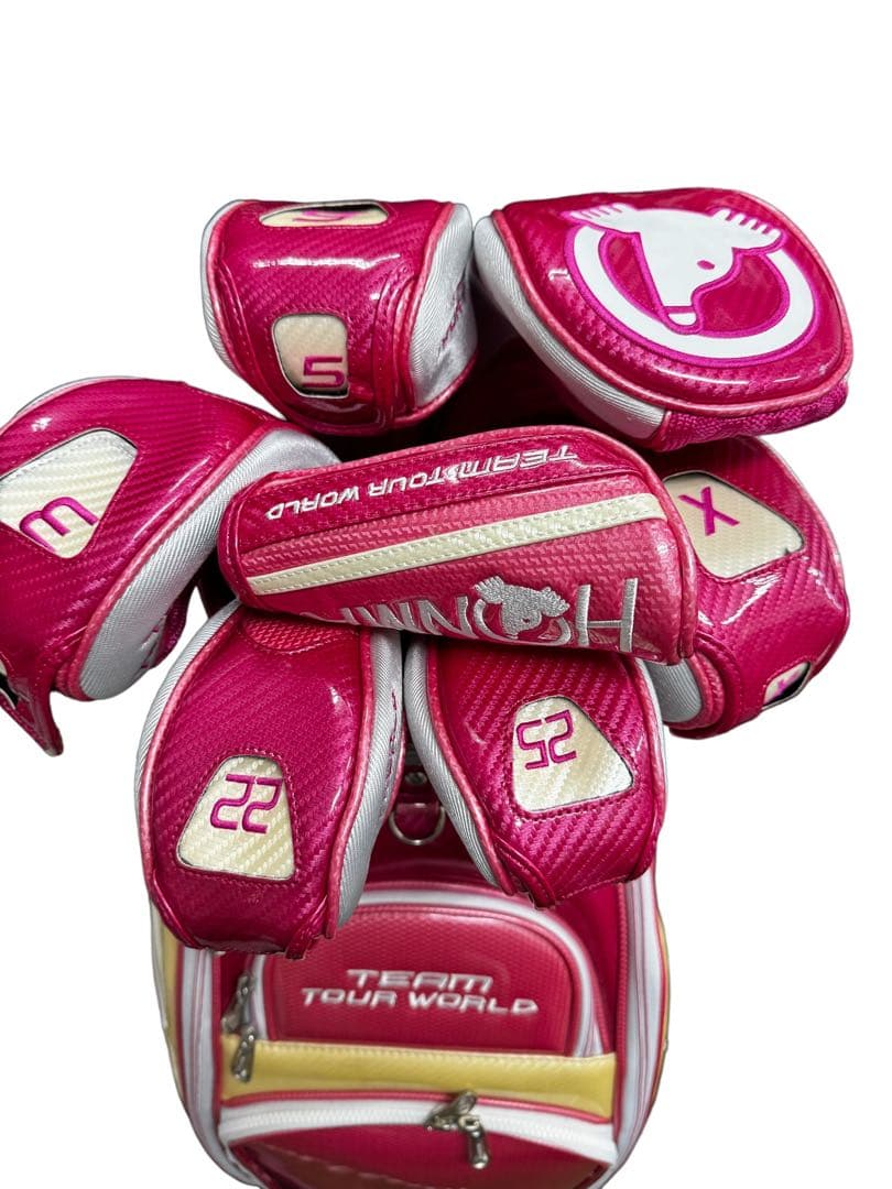 限定ホンマキャディバック イボミ ホンマ イ.ボミちゃん限定サイン刺繍 限定ホンマキャディバック イボミ ホンマ イ.ボミちゃん限定サイン刺繍