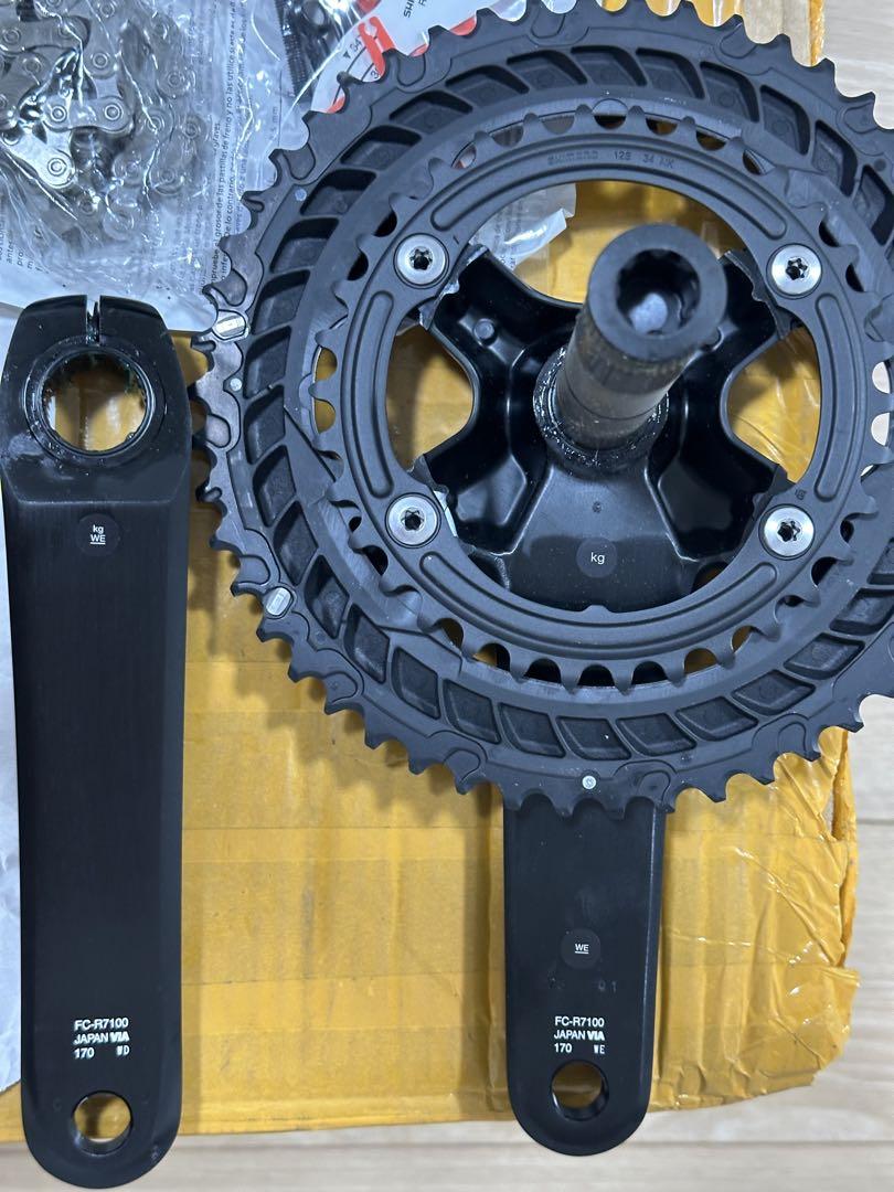 新品未使用品 シマノ105 R7120コンポセット 機械式/油圧ディスク12速
