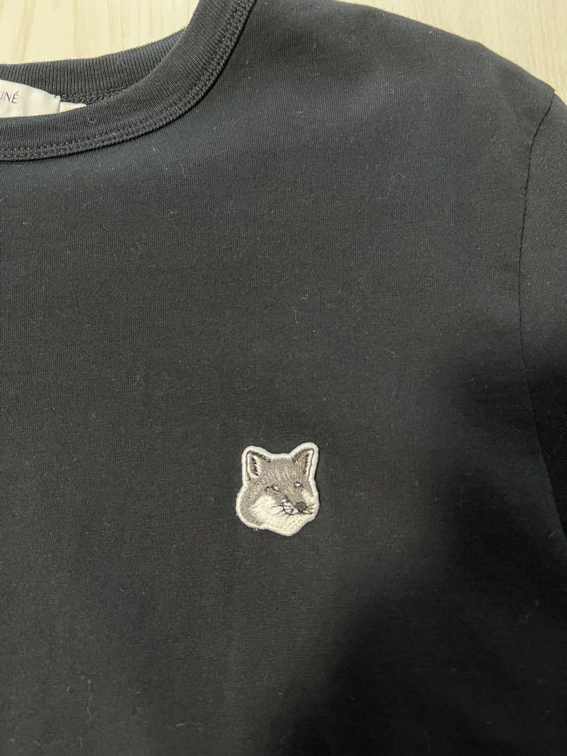 ✴︎まい✴︎ 　MAISON KITSUNÉ ブラック Tシャツ XS