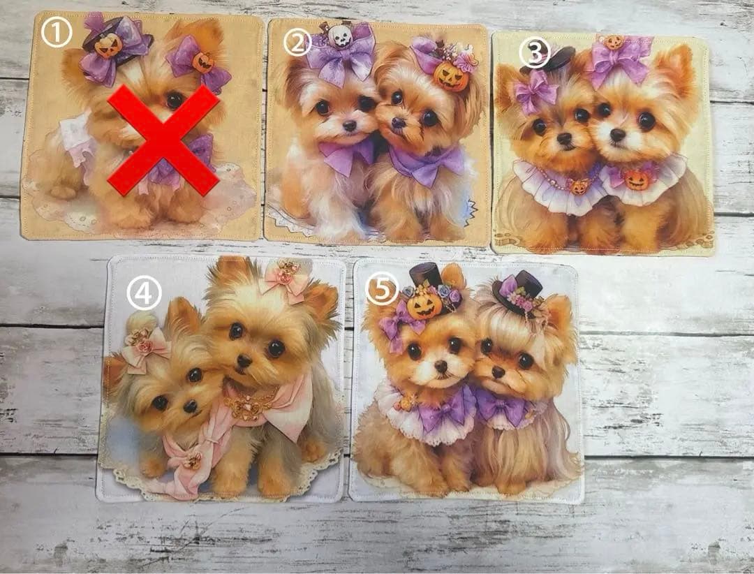 犬柄 ハンカチ ハンドメイド1枚400円 まとめ割あり