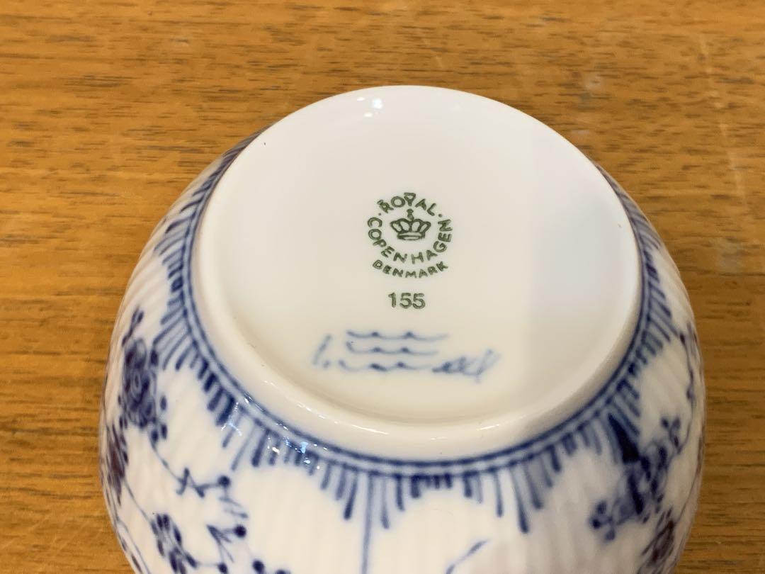 G0908-02★ COPEN HAGEN 青と白の花柄 お皿　食器 G0908-1☆ROYAL COPEN HAGEN 青と白の花柄 蓋付き - メルカリ