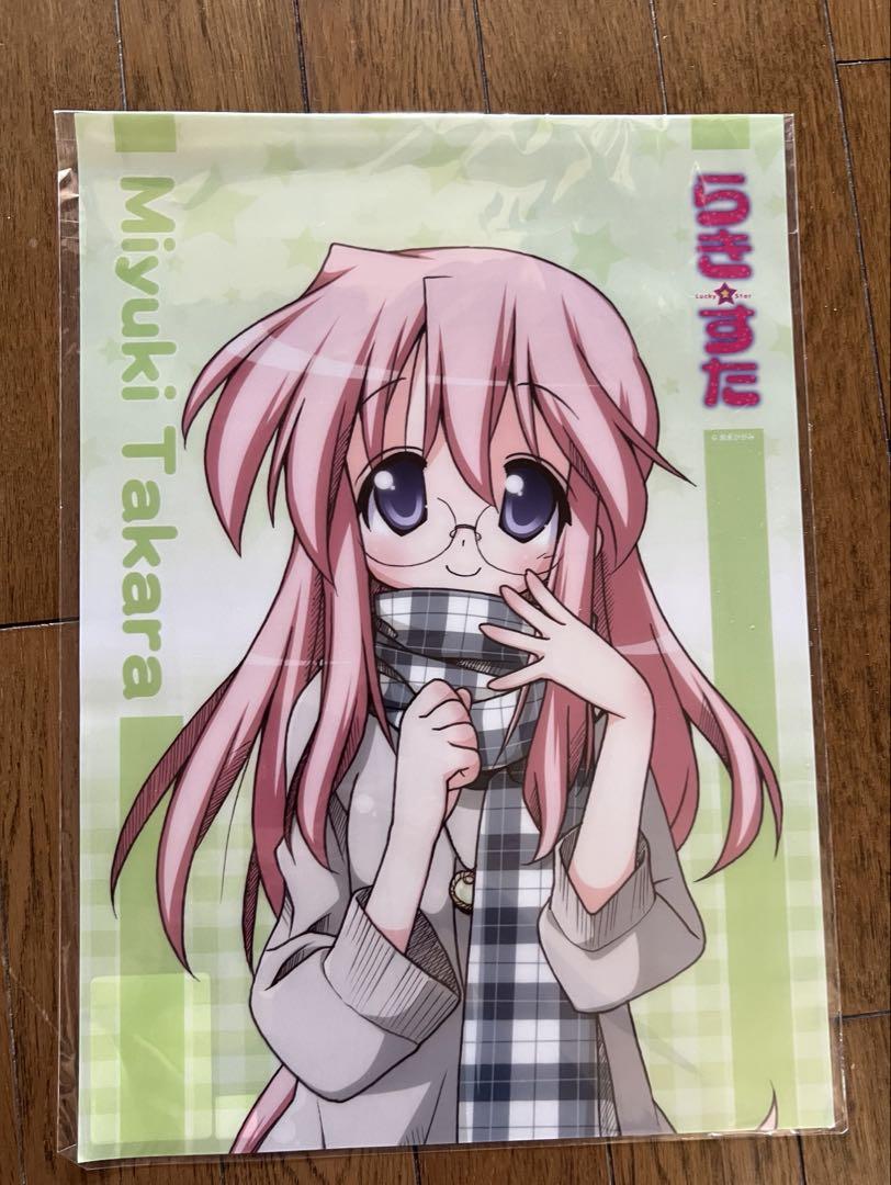 らき☆すた 20周年記念オンラインくじ クリアポスター らきすた