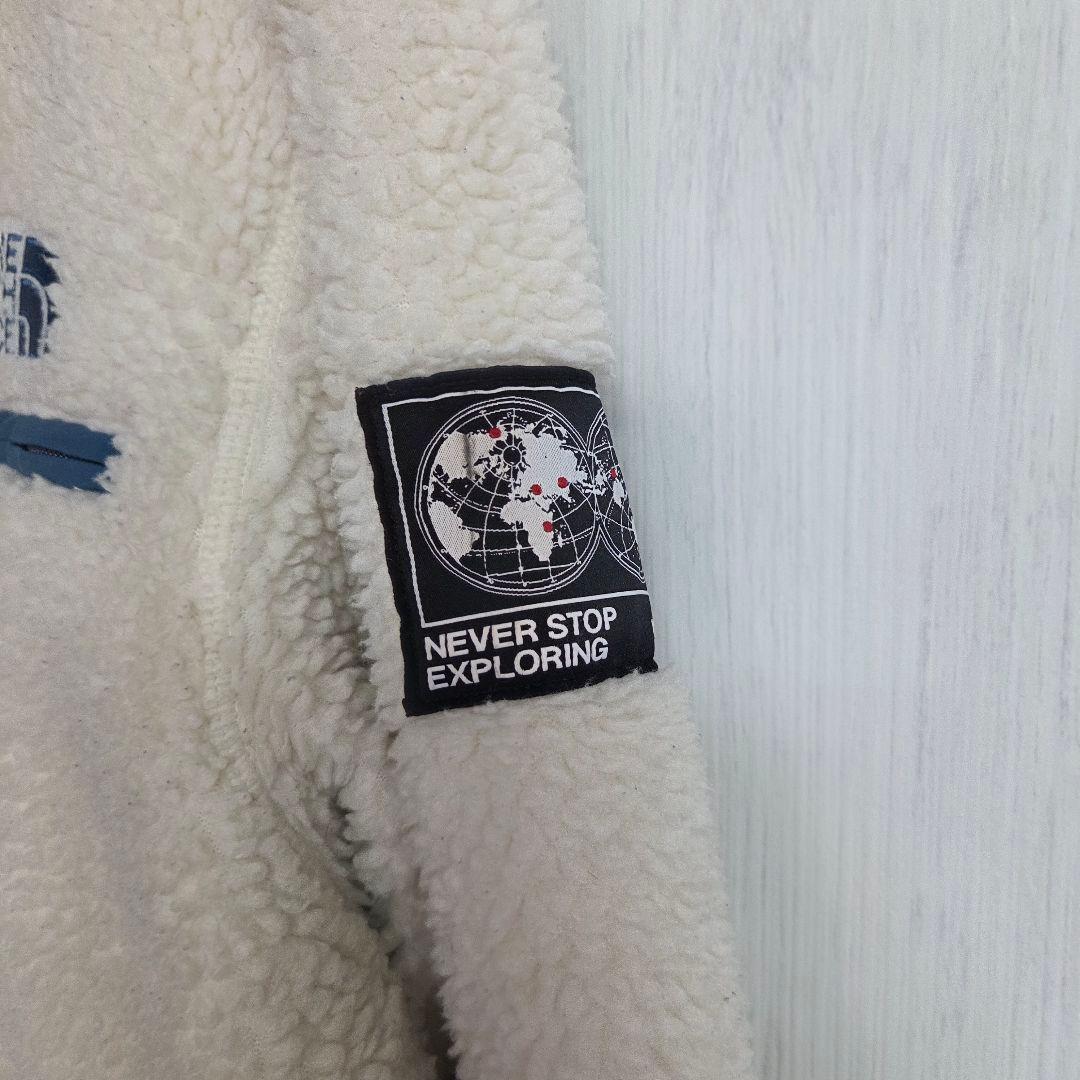 THE NORTH FACE - ザノースフェイス ボア上衣 L 白いこと 刺しゅうロゴタイプ メンズ-ファッション