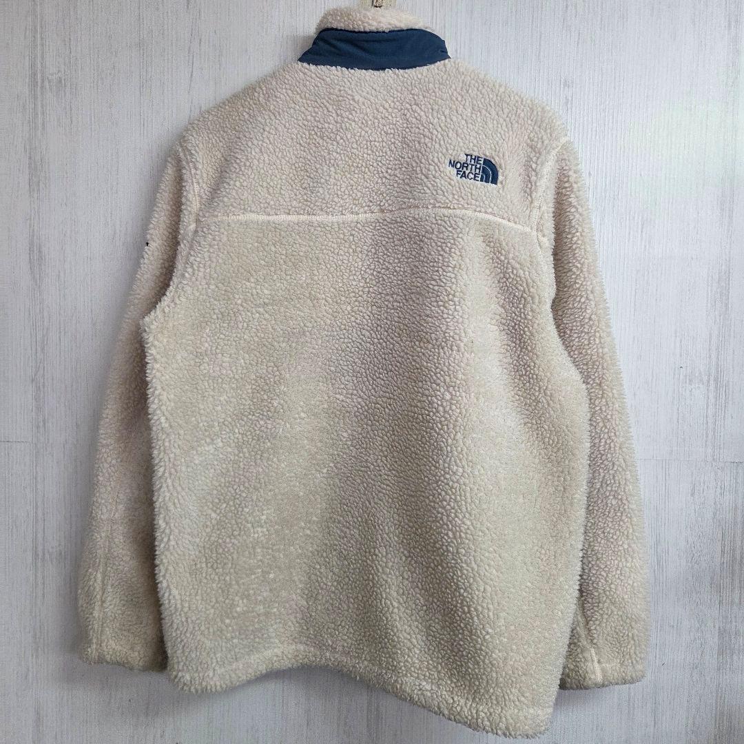 THE NORTH FACE - ザノースフェイス ボア上衣 L 白いこと 刺しゅうロゴタイプ メンズ-ファッション
