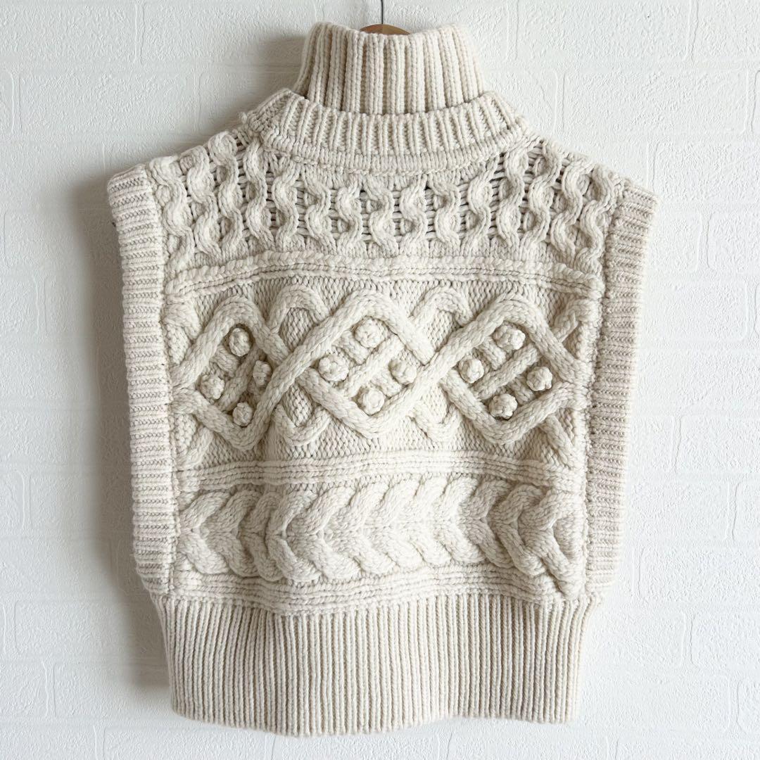 美品✨ISABEL MARANT イザベルマラン アラン編み　ニットベスト