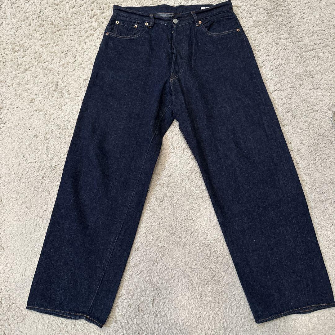 comoli 5Pデニム　サイズ1 新品試着のみ COMOLI (コモリ) デニム 5Pパンツ