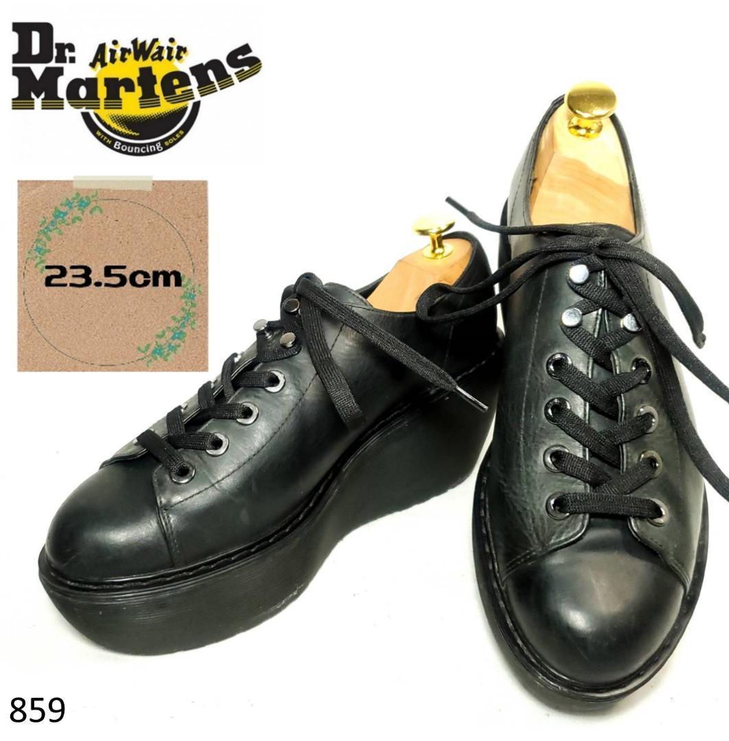 レア☆ドクターマーチン FENELLA 厚底 スニーカー レースアップ ブラック-
