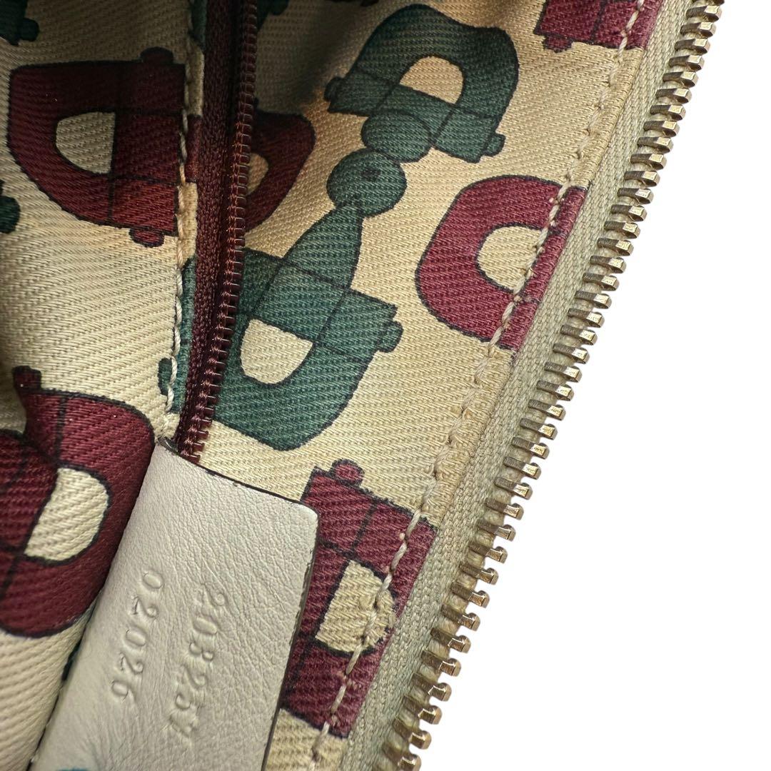 【美品】GUCCI グッチ レザー ショルダーバッグ メッセンジャーバッグ シマ