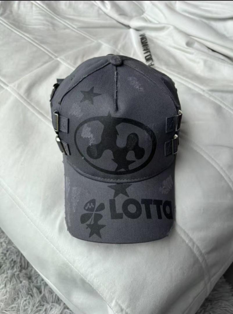 Mowalola Lotta グレー ベースボールキャップ LOTTA_CAP_01_1ababf05-018f-