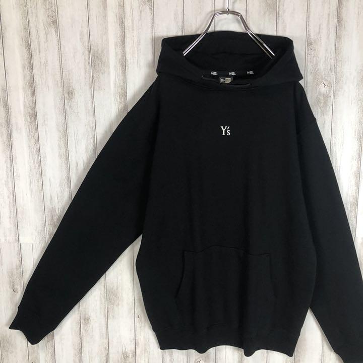 【限定コラボ】Y's ワイズ ニューエラ 新品未使用 刺繍ロゴ パーカー 希少
