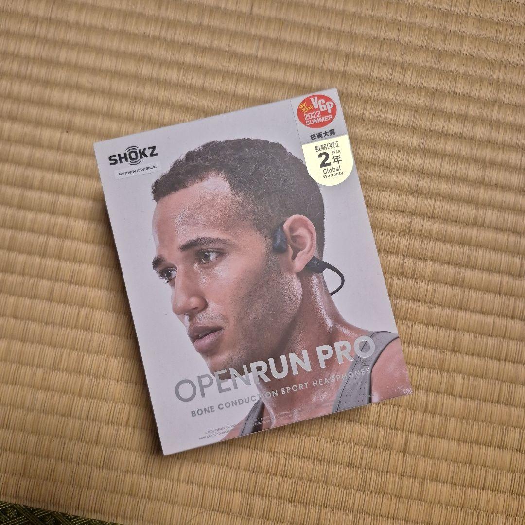 【良品】SHOKZ OPEN RUN PRO 骨伝導イヤホン
