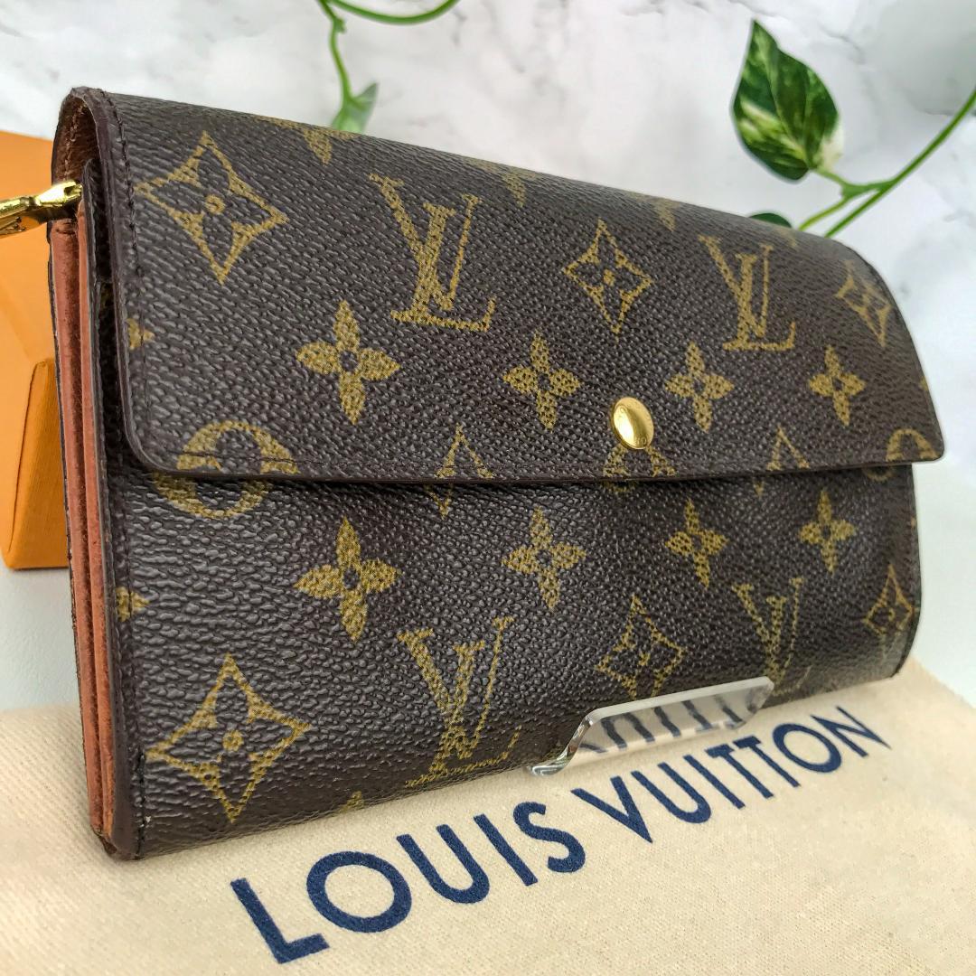 ルイヴィトン ポルトフォイユ・サラ コクリコ モノグラム 正規品