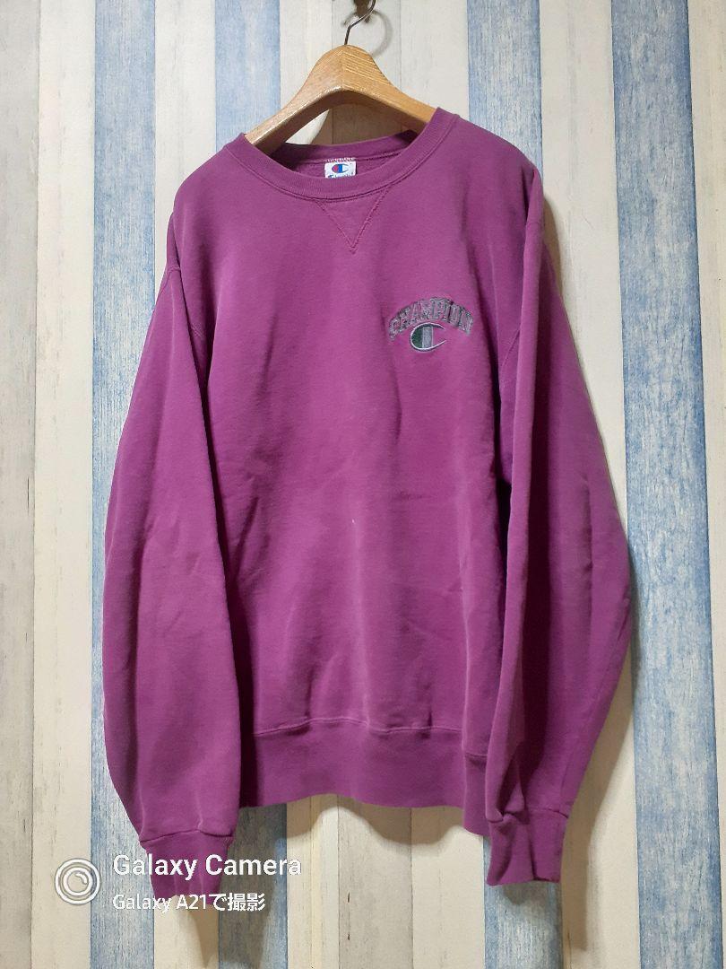90s チャンピオン 青刺繍タグ USA製 グレー XL スウェット