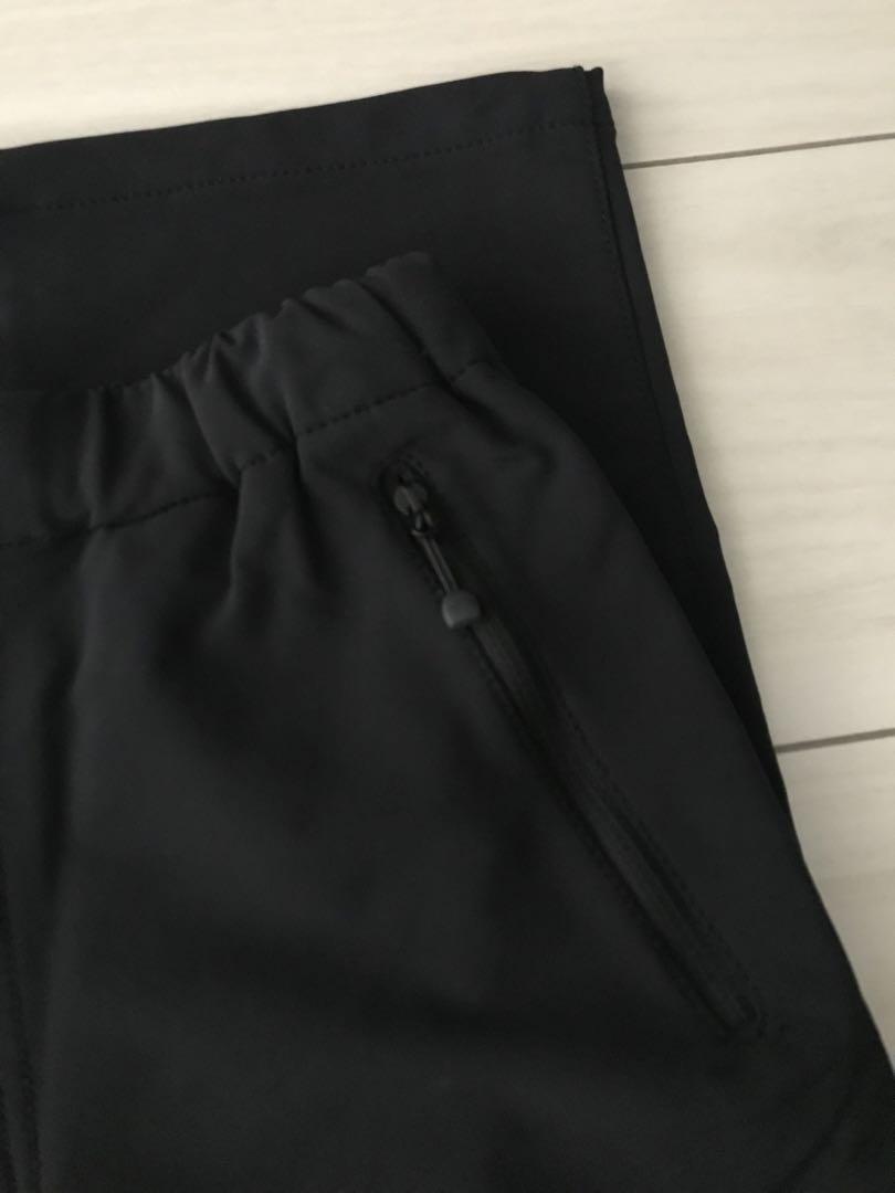美品【ノースフェイス】キッズバーブパンツ150cmブラック　ストレッチあり