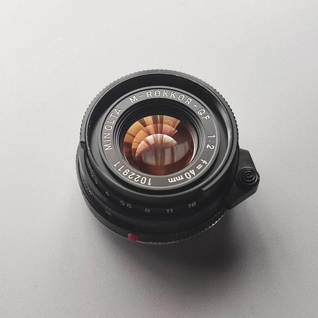 MINOLTA M-ROKKOR QF 40mm F2 レンズ(単焦点)