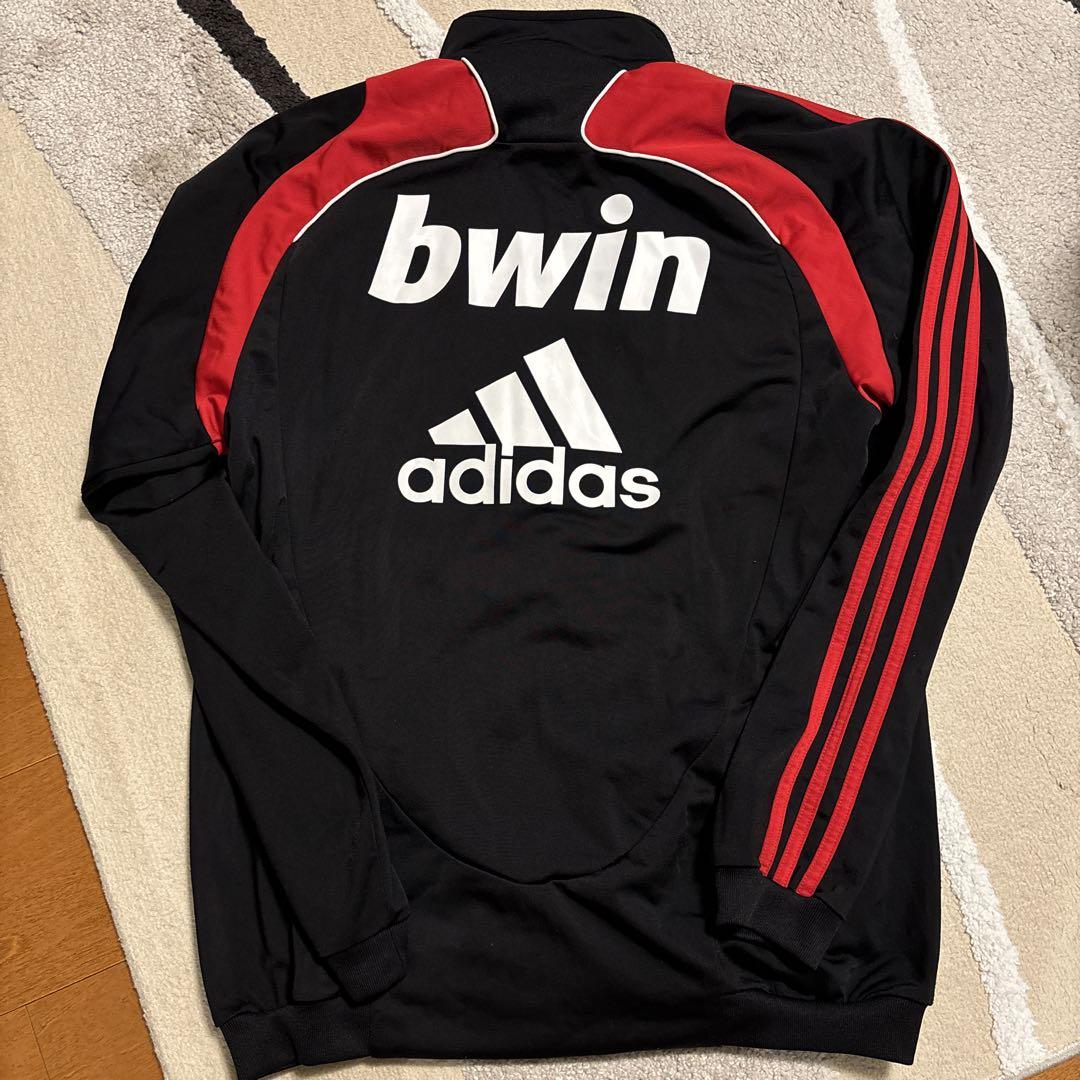 adidas ACミラン ジャージ 黒/赤 アディダス ジャージ