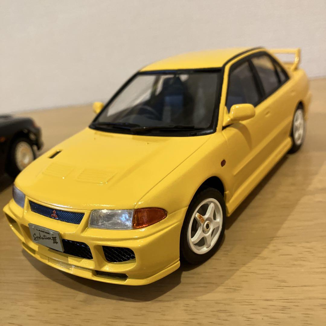 ハセガワ　1/24三菱 エボリューション 1&3&4 塗装済み完成品セット