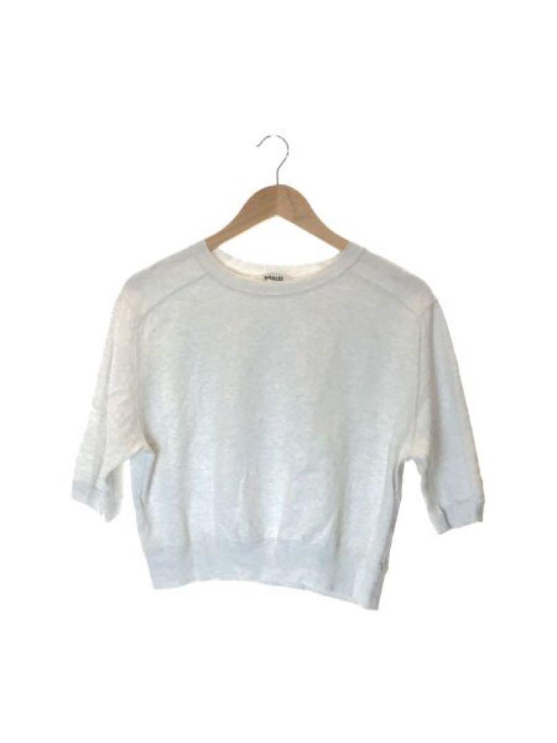 AURALEE LIGHT FLOWY SWEAT HALF SLEEVE