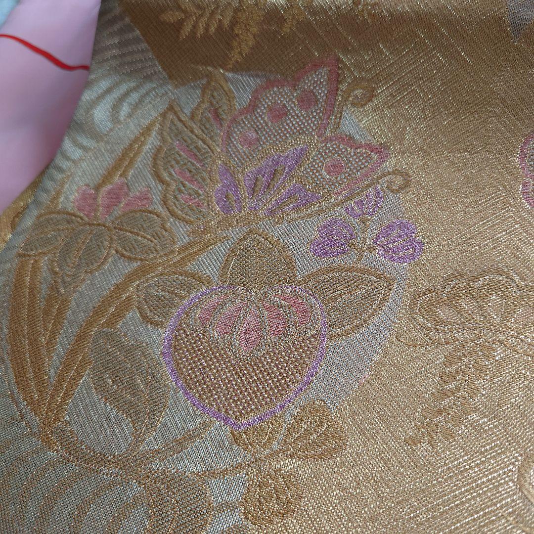 充実の品 お振り袖にもぴったり♥️上品な煌めき✨佐賀錦✨錦華✨六通袋帯 着物・浴衣